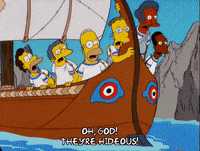 homer simpson prof. john frink GIF