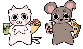 Friends Pizza Sticker