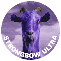 HeinekenUK goat strongbow drinkthegoat strongbowultradarkfruit Sticker