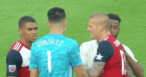 high five fc dallas GIF by Major League Soccer