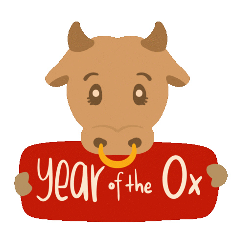 Excited New Year Sticker by Demic