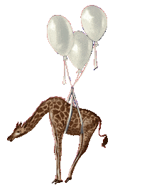 Giraffe Elvira Sticker by Design_panova_elvira