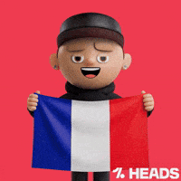 Celebrate France GIF by OneFootball Heads