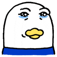 Sad Eyes Sticker