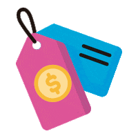 Price Tag Money Sticker by Postgrain