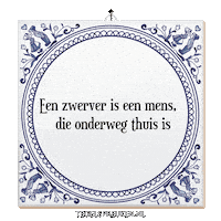 Wijsheid Spreuk Sticker by Tegelspreuken.nl