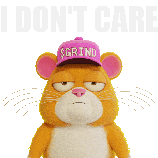 So What Whatever Sticker by Grind