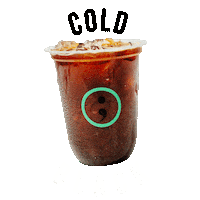 KopiTitikKoma kopi titik koma kopi titik koma cold black Sticker
