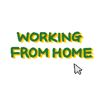 Working Remotely Work From Home Sticker