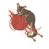 Possum Cardigan Sticker by Made590
