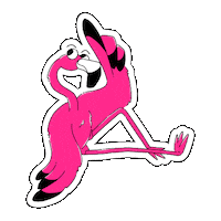 flashapp flash flamingo apontando mingo Sticker