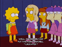 lisa simpson sherri mackleberry GIF
