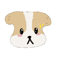 mytime97 dog puppy drawing cute dog Sticker