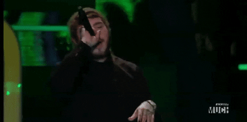excited post malone GIF by Much