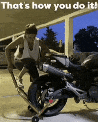 mebjojo success motorcycle confident ducati GIF