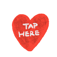 louxillust heart tap here はーと たっぷ Sticker