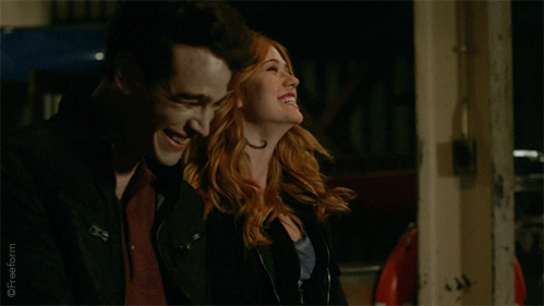 clary fray laugh GIF by Shadowhunters