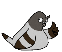 rodsmirage yes good pigeon dove Sticker
