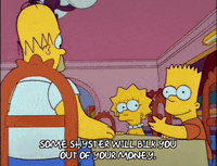 Talking Season 3 GIF by The Simpsons