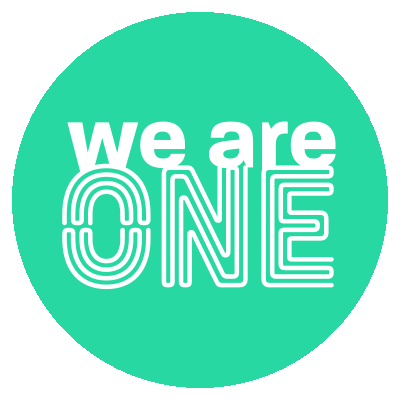 We Are One Sticker by Stockanotti