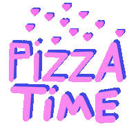 Pizza Time Love Sticker by EpicStun