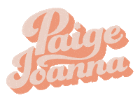 paigejoanna paige joanna paige joanna logo Sticker