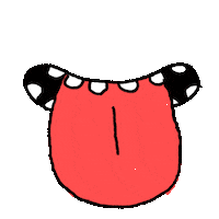 Tongue Smile Sticker by Kochstrasse™ .agency