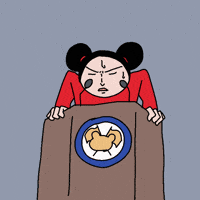 Proud Talk GIF by official_pucca