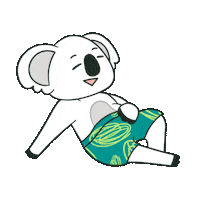 Chill Lay Down Sticker by Bobobox Indonesia