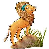 arsEdition lion stay strong courage lowe Sticker