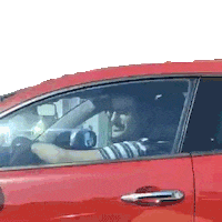 Car Rocking Out Sticker by Guarnaboy