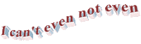 wave can't even Sticker by AnimatedText