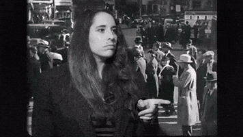black and white art GIF