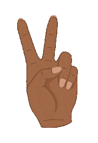 Peace Hands Sticker