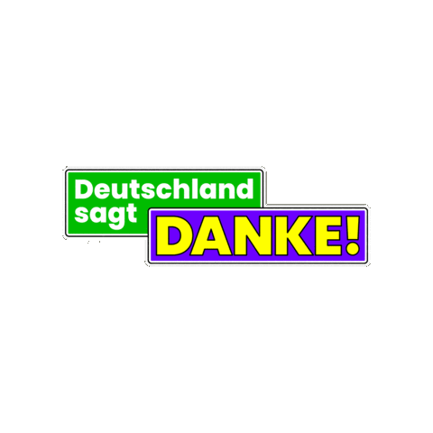 Danke Sticker by SFBerlin