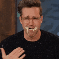 no more mouth GIF by Rhett and Link
