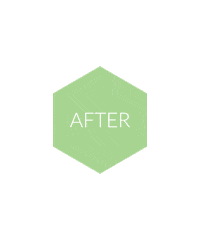 Before And After Hair Transformation Sticker by Walker Tape