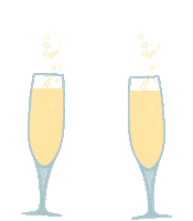 champagne nye Sticker by Easil