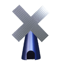 studioxag disco studio windmill disco ball Sticker