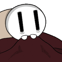 Scared Horror Sticker by Playgigaverse