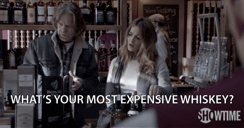 season 5 whats your most expensive whiskey GIF by Shameless