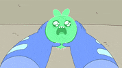 scared adventure time GIF by Bravest Warriors