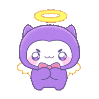 Little Angel Please Sticker by Magipon