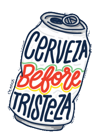 Cerveza Tristeza Sticker