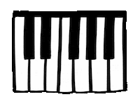 Listen Piano Teacher Sticker by Joy Morin