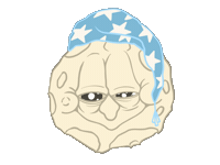 Moon Nightnight Sticker