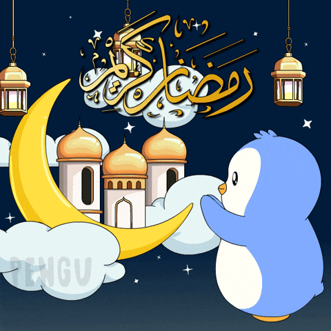 Pray Eid Al Fitr GIF by Pudgy Penguins