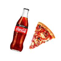 pizza cokis Sticker by Coca-Cola Finland