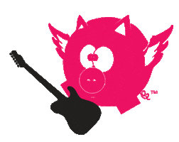 Los Angeles Guitar Sticker by FanFlex