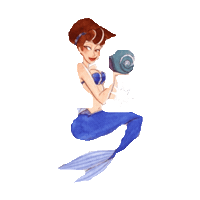 mermaid STICKER by imoji